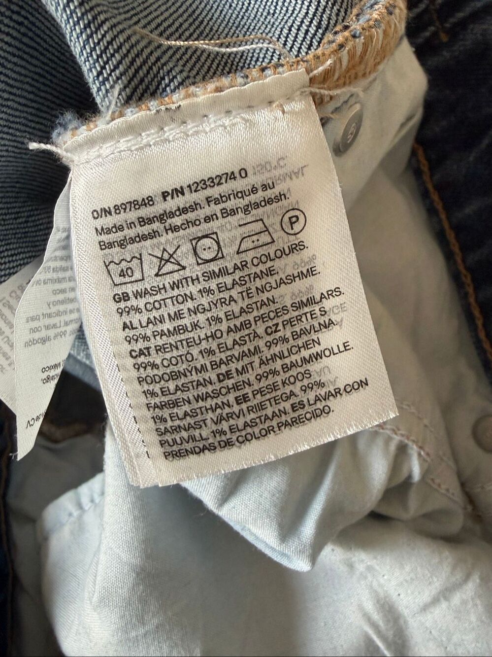 H&M Maternity Mama Before and After Jeans Sez M NWT - Picture 9 of 11